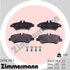 Zimmermann Brake Pad Set, 29190.195.1 29190.195.1